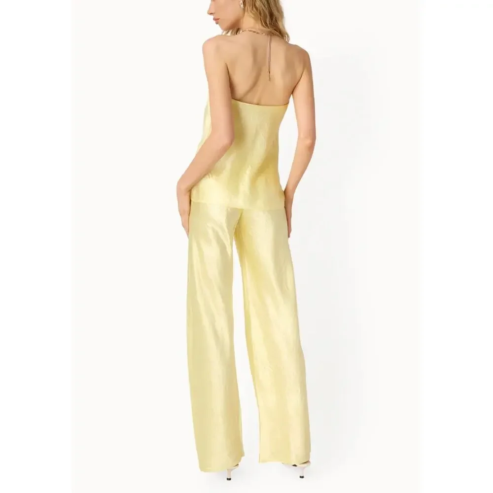 NWOT CAMI NYC Bristol Mid Rise Pant in in Yuzu, Small - Picture 2 of 8